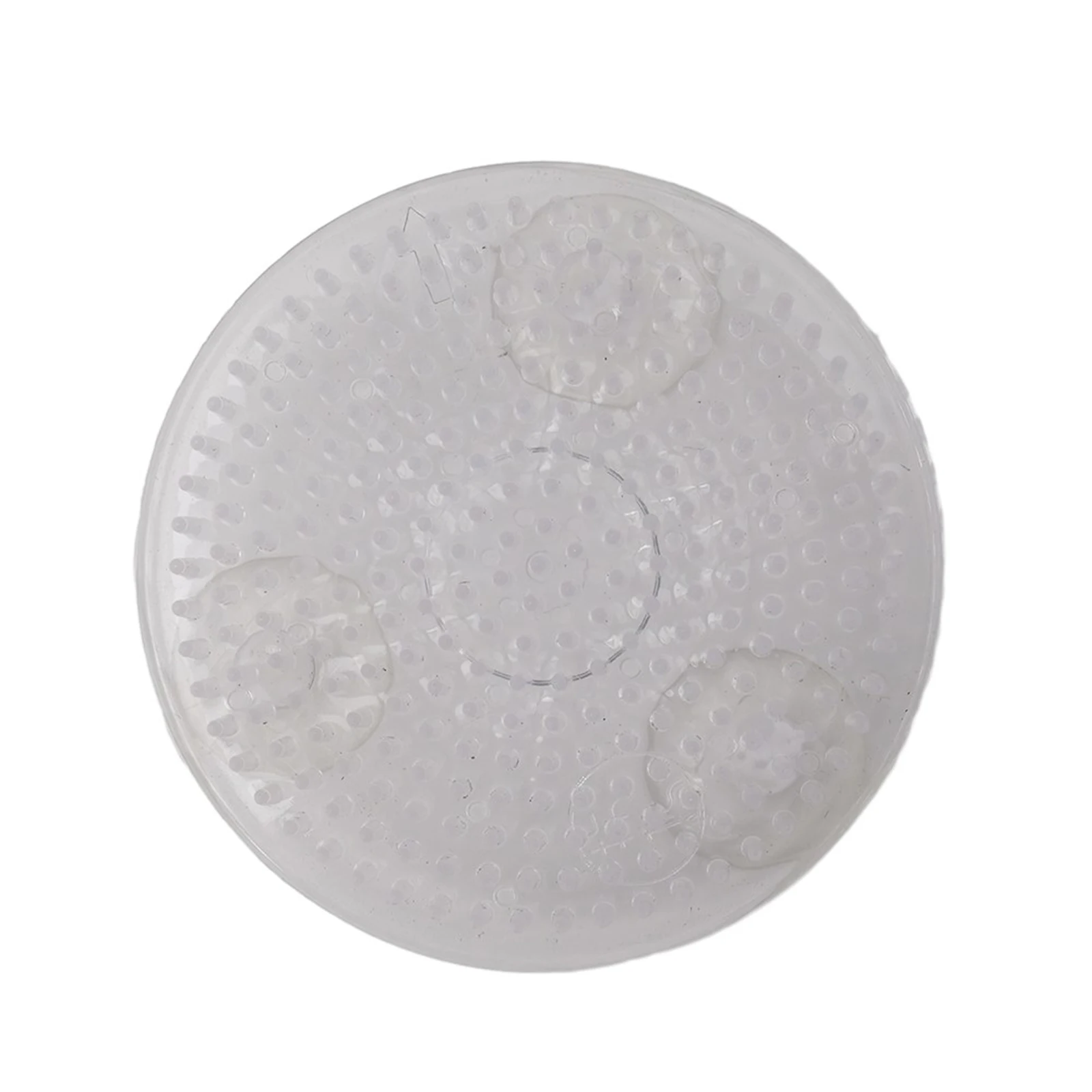 Flat-Round Flower Frog with Suction Mount for Minimalist Stem Arrangement in Glass Containers Ceramic Bowls and Metal Vases