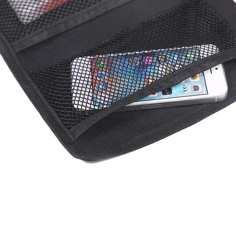 

For Land Rover Defender 110/L663 Oxford cloth black car co-driver glove box cover storage net pocket auto accessories 2020-2023