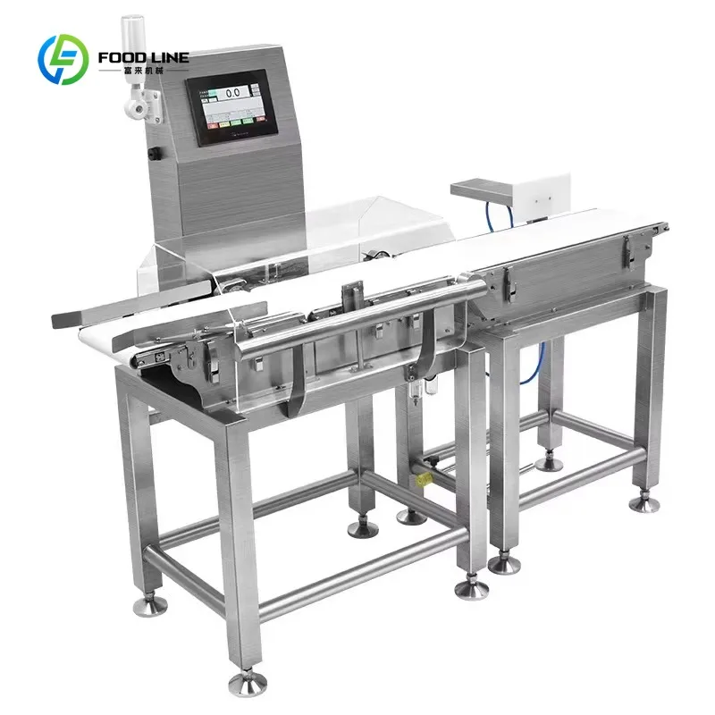 Custom High Precision Dynamic Scale Conveyor Checkweigher Machine Stainless Steel Automatic Weight Checker Touch Screen for Food