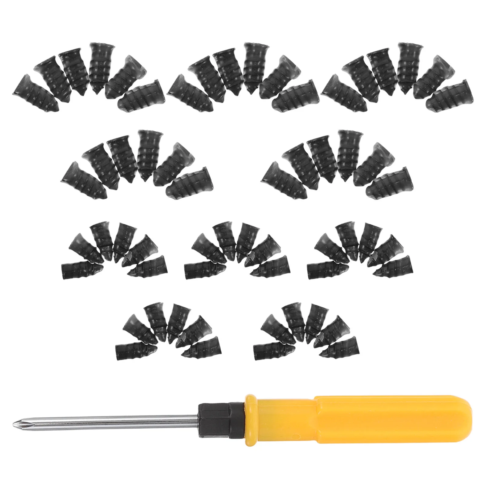 

1 комплект, комплект для быстрого ремонта шин, универсальный инструмент для резиновых гвоздей, автомобиль, мотоцикл, электромобиль, исправление прокола, аварийный портативный прочный