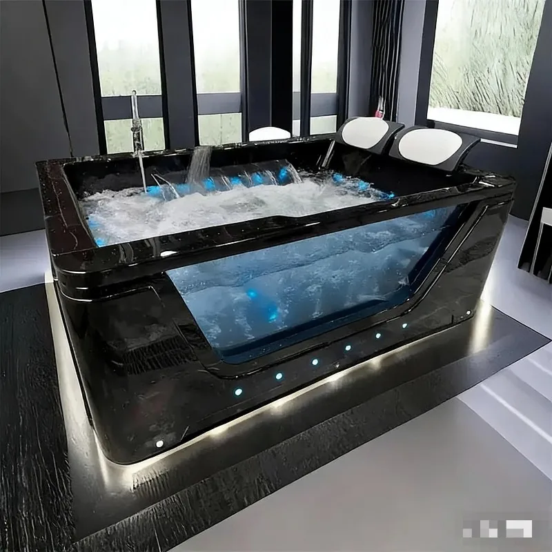 Hot Sale New Design 5 Person Outdoor Whirlpool Spa Hot Tub Massage Bathtub Acrylic Jacuzzi for Villa Garden Gazebo