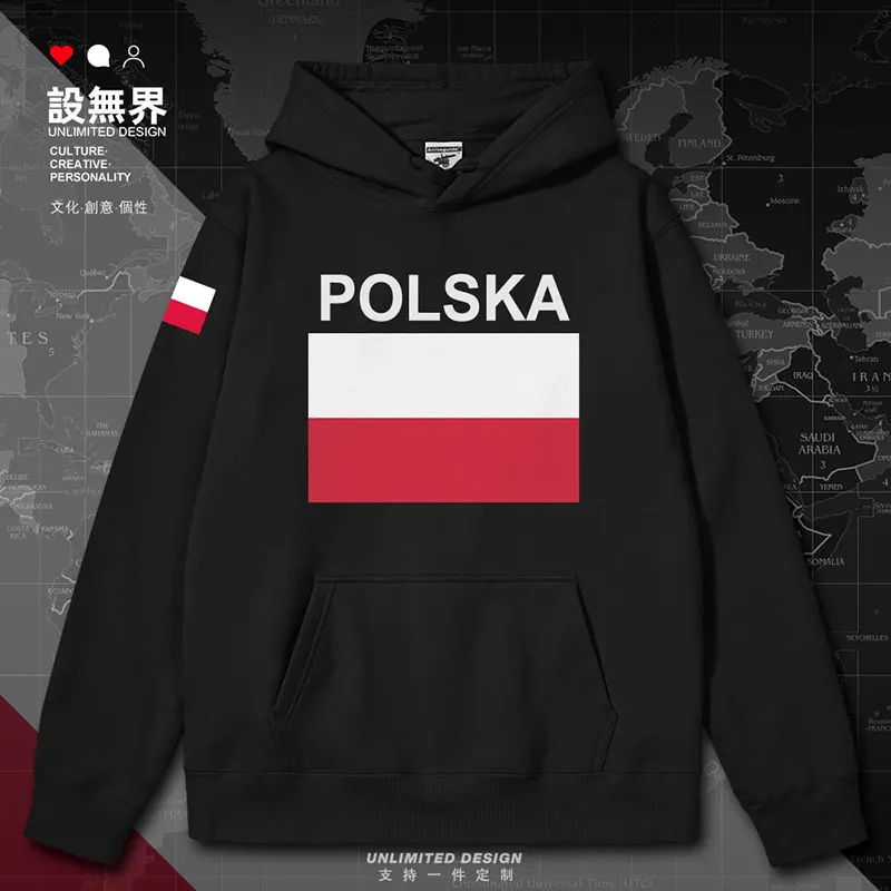 Poland  Country mens hoodies jerseys clothing streetwear hoodie long sleeve casual sweatshirt tracksuit clothes autumn winter