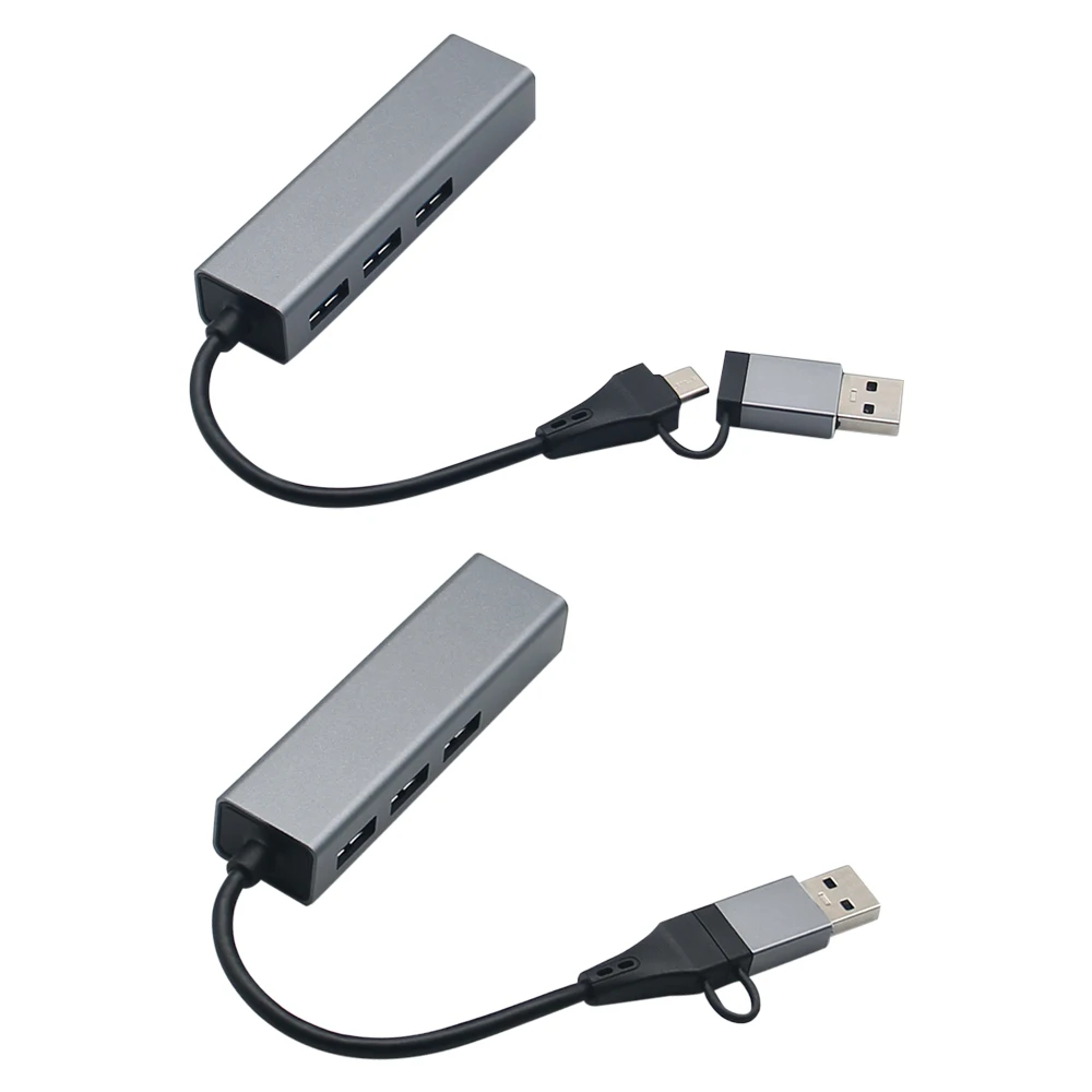USB C Ethernet for Mac iOS Android PC RTL8153 USB 3.0 HUB with 3 Port USB HUB 3.0 RJ45 Lan Network Card USB to Ethernet Adapter