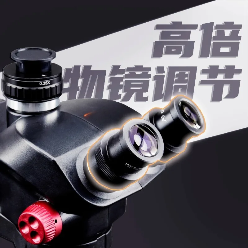 Phone Repair Technicians Industrial Continuous Zoom Microscope for Mobile Maintenance PCB Soldering Inspection Electronic