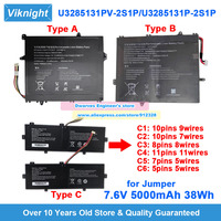 New U3285131PV-2S1P U3285131P-2S1P Battery 7.6V 5000mAh 38Wh for Jumper EZbook S5 JNB10 Rechargeable Battery