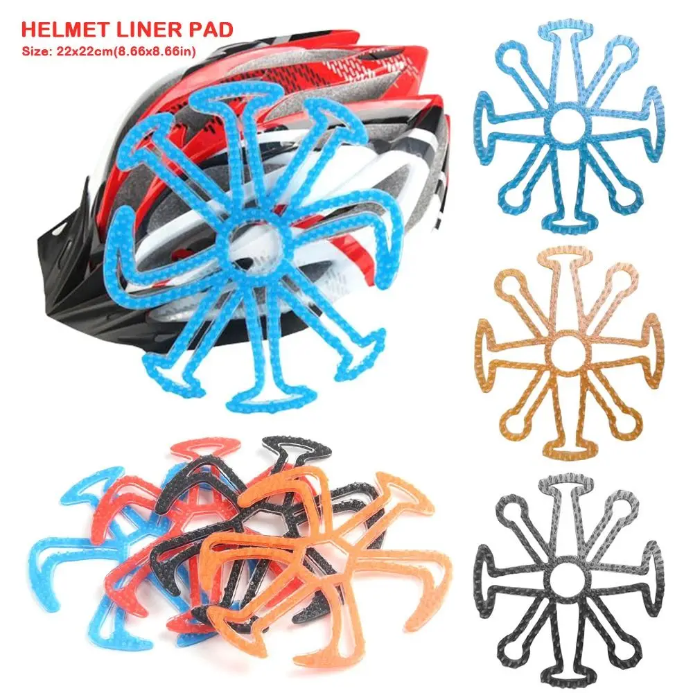 Helmet Parts Accessory Bicycle Riding Helmet Pad Ventilate Silicone Breathable Replacement Padding Anti-deformation