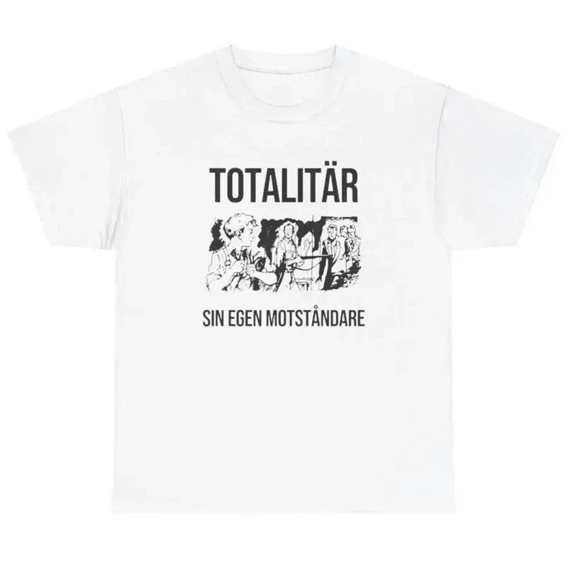 Camiseta Totalitar Punk Goth Band Anti Cimex Tragedia Disclose Crass Mob 47 camiseta