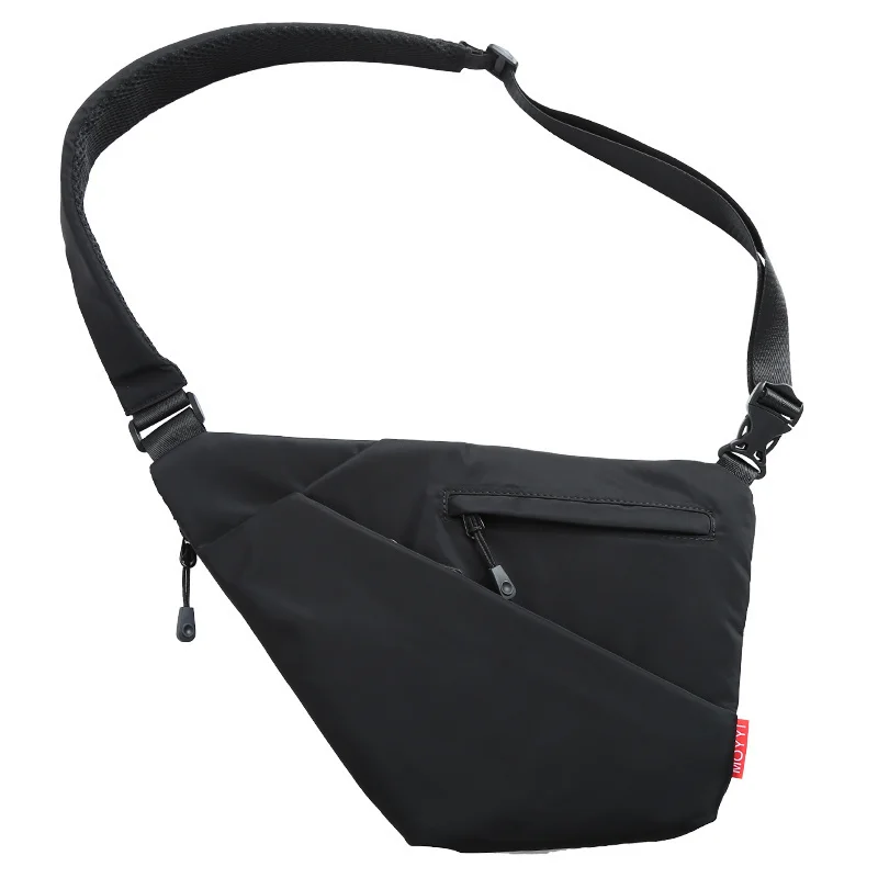 Bolso de pistola ultrafino para hombre, bandolera de pecho Personal antirrobo, multifunción, con compartimiento rico