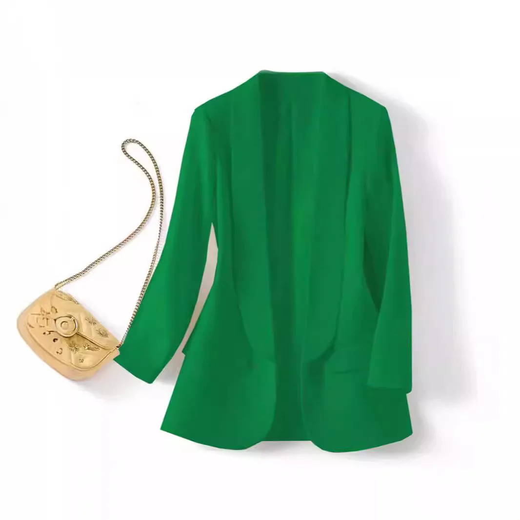 ربيع الخريف الكورية Sle طويلة Sve تخفيف لون نقي الشرق الأوسط معطف المرأة ort ملابس خارجية ألياف البوليستر 00% #3