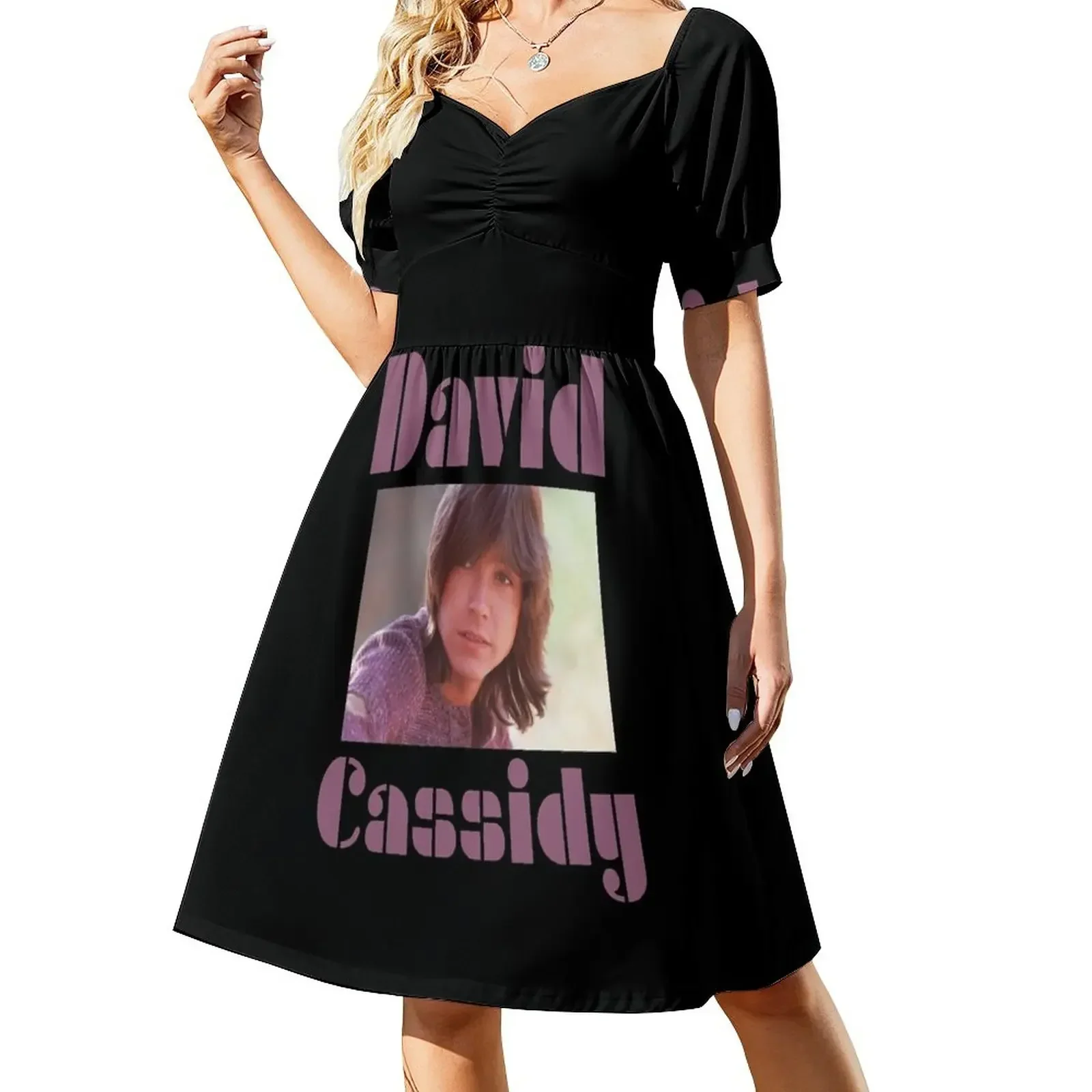 David Cassidy Short-Sleeved Dress women evening dress ceremony dresses women's clothing summer 2025 novelties