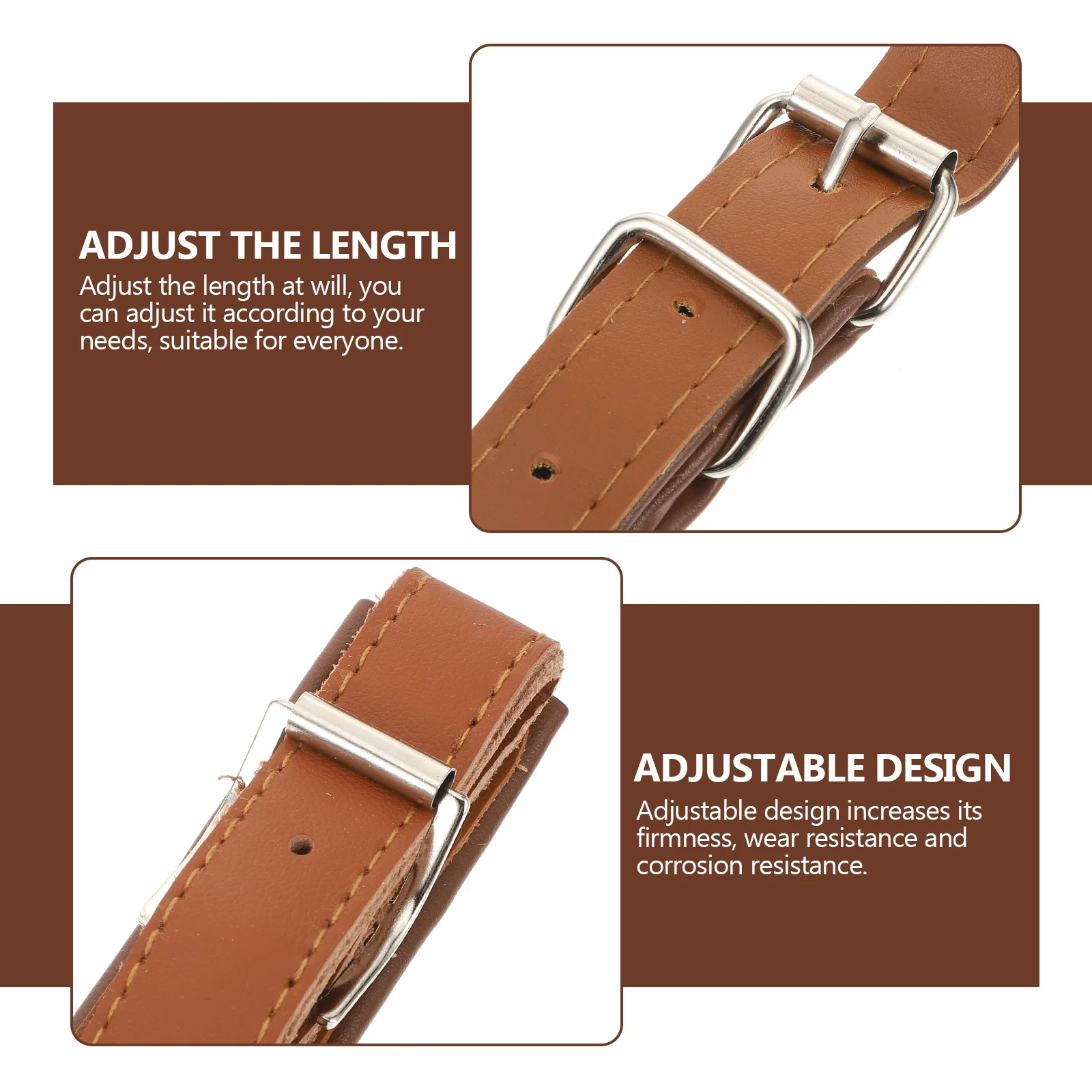 2 قطعة الأشرطة الكتف الأكورديون قسط قابل للتعديل أحزمة باس دائم آلة موسيقية اكسسوارات القهوة