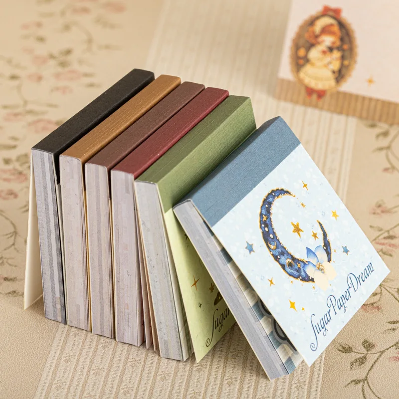 Candy Dream Nice Day Sticker Notebook Tearable Self Adhesive Sticky Notes DIY Scrapbook Journal Decor Message Memo Stationery