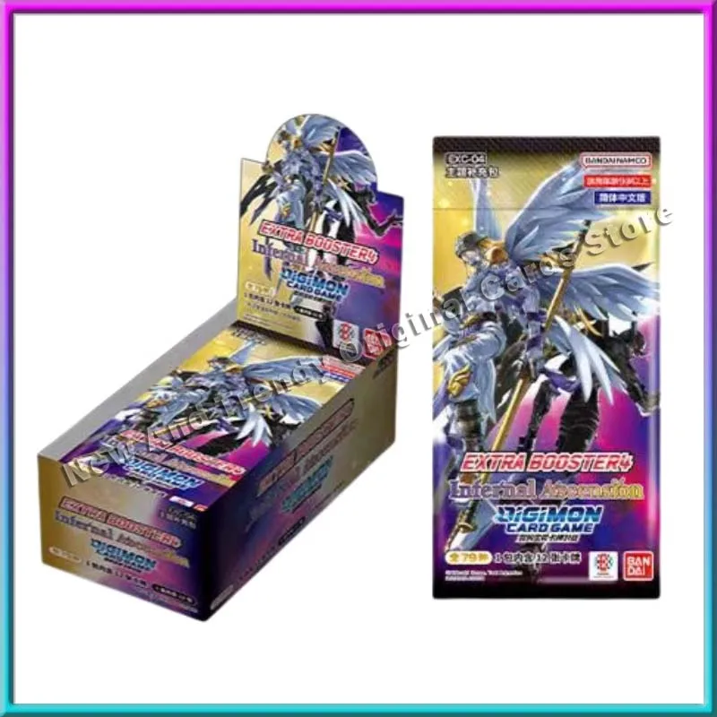 

TCG Cards Original Bandai DTCG Digimon Adventure Card Battle EXC04 Supplement Pack Limited Card Toys Collectible Holiday Gifts