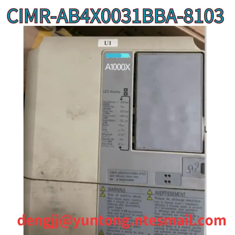 

Used CIMR-AB4X0031BBA-8103 frequency converter tested intact