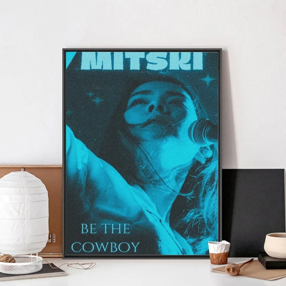 Nordic Music Album First Love Late Spring M-Mitski Poster Club Bar Vintage Canvas Poster Wall Art Painting Bedroom Study