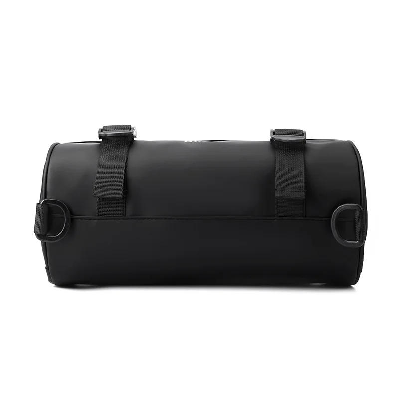 Men's Water-Resistant Barrel Messenger Bag - Trendy Bucket Shoulder Bag for Outdoor Travel, Compact Carry Cylinder Design - Image 3