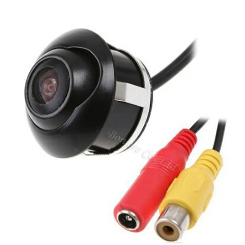 Koorinwoo Rotating 360 Car Cameras Wide Angle 22.5MM Camera Front form Camera Rear View Parking System 12V For Car Navigation