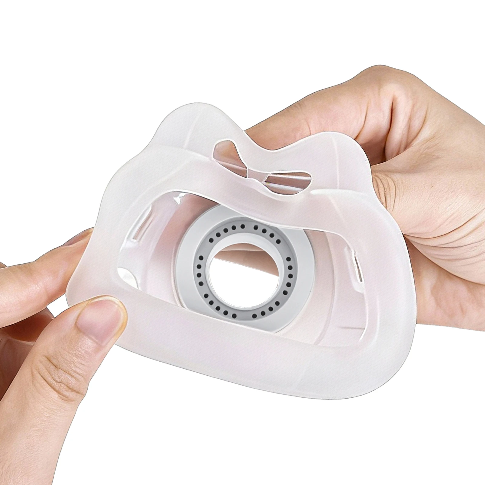 Silicone Replacement Cushion Compatible with AirFit F40 CPAP Full Face Mask SW M L  Soft Flexible Seal Mask Accessory