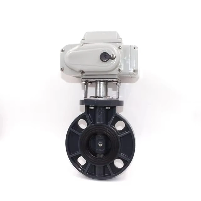 Two Way Motorized Pvc Ball Valve With Electric Actuator 220V 380V 24V Valve Actuator Three-way Motorized Ball Valve