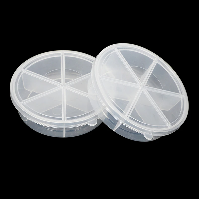 New PP Plastic Transparent Hexagonal Sealed Box Jewelry And Accessory Parts Storage Box Electronic Component Sorting Box