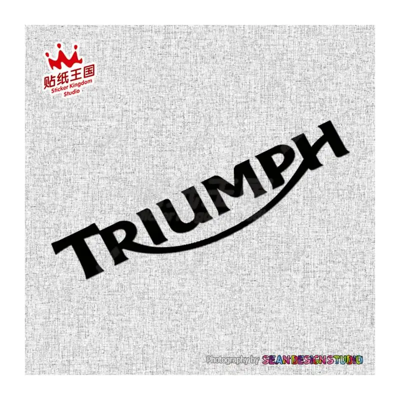 AliExpress Sticker Kingdom studio For Triumph T100 675R Speed Triple 1200RS Scrambler Tiger 800XC Thruxton 1200R helmet moto bike Decals Waterproof Stickers 18