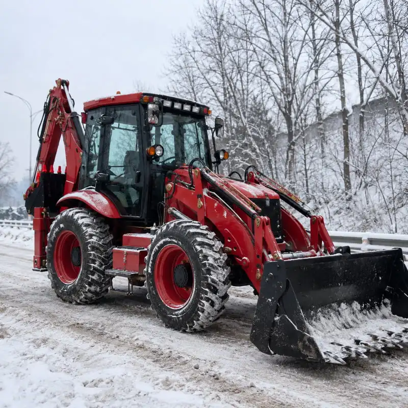 Reinforced Chassis Hydraulic System 4x4 Backhoe Loader Rugged Customized Machine Loader Backhoe for Utility Digging
