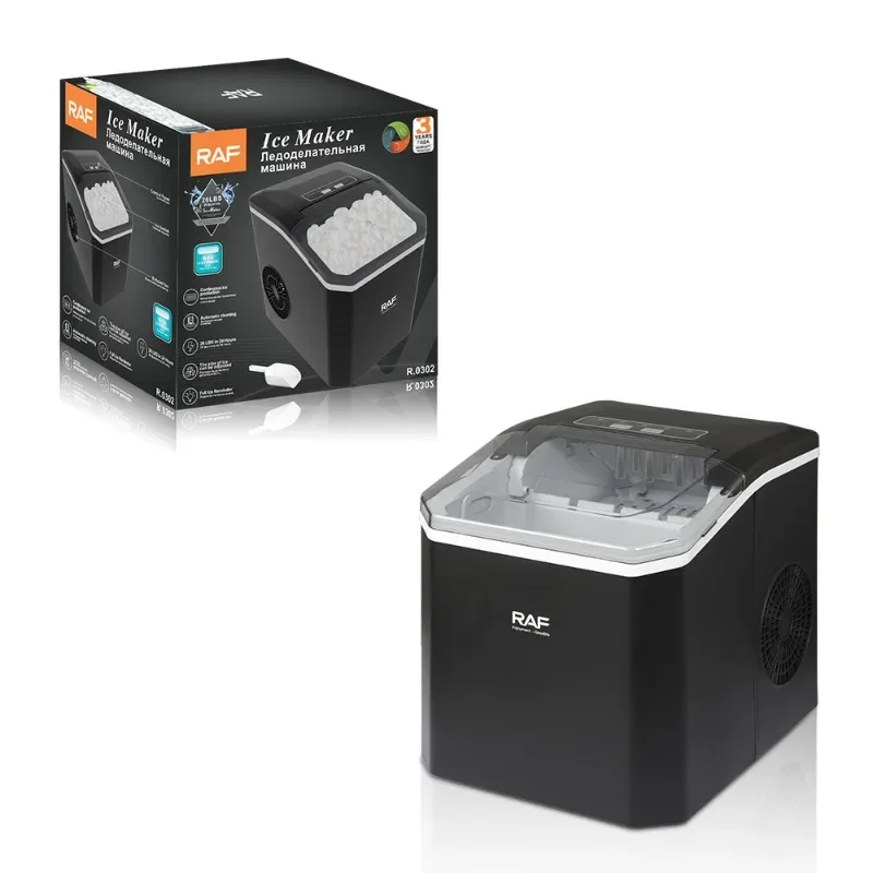 Small Ice Machine Household Automatic Bullet Ice Machine Visual Mini Ice Maker