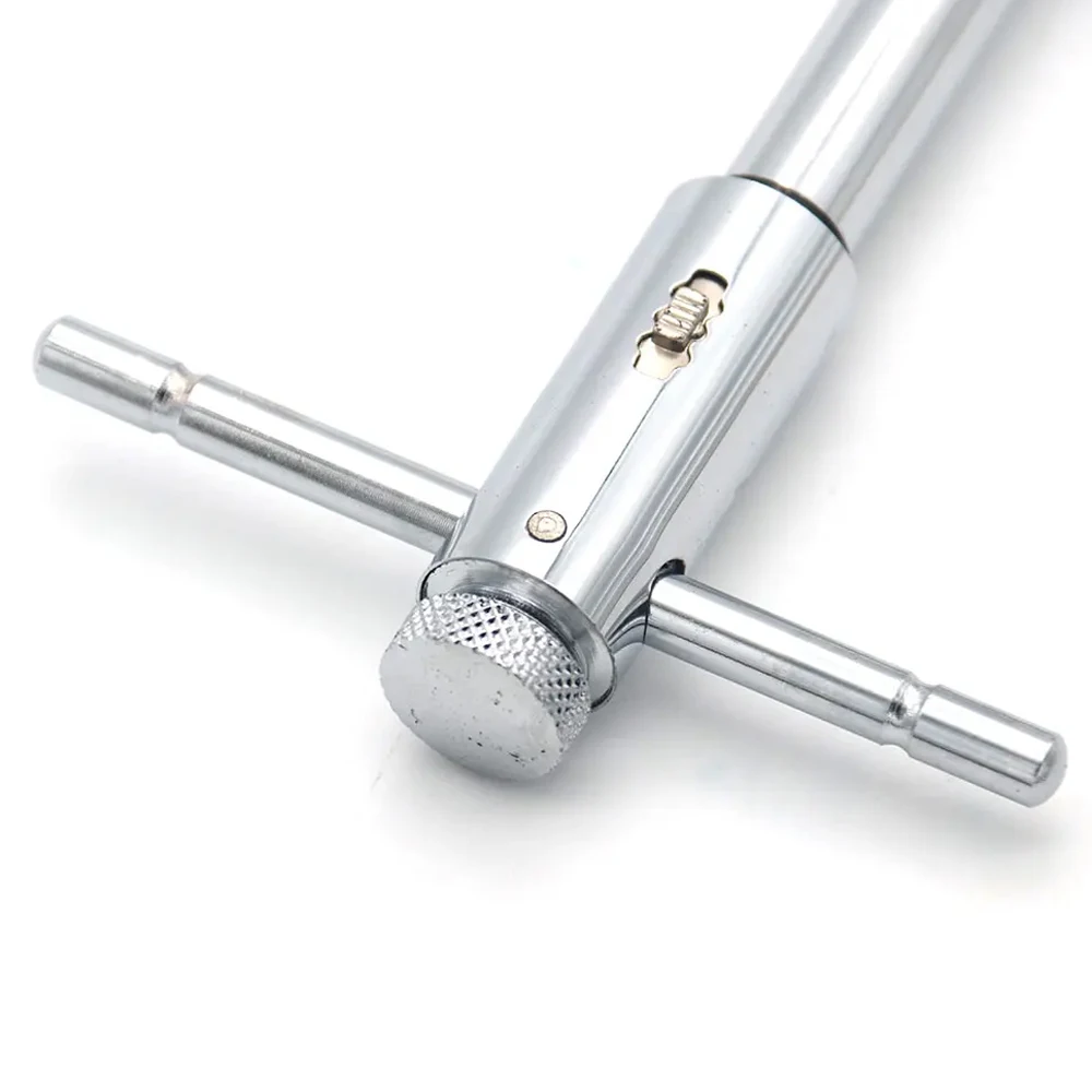 Adjustable M3-M8 T-Handle Ratchet Tap  Wrench M5-M12 Extended Thread Tap Forward  Reverse Tapping Accessories Extended Hand Tool