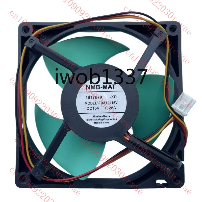 

For NMB-MAT FBA12J15V DC15V 0.28A 120*120*25mm 3 Line Refrigerator Cooling Fan
