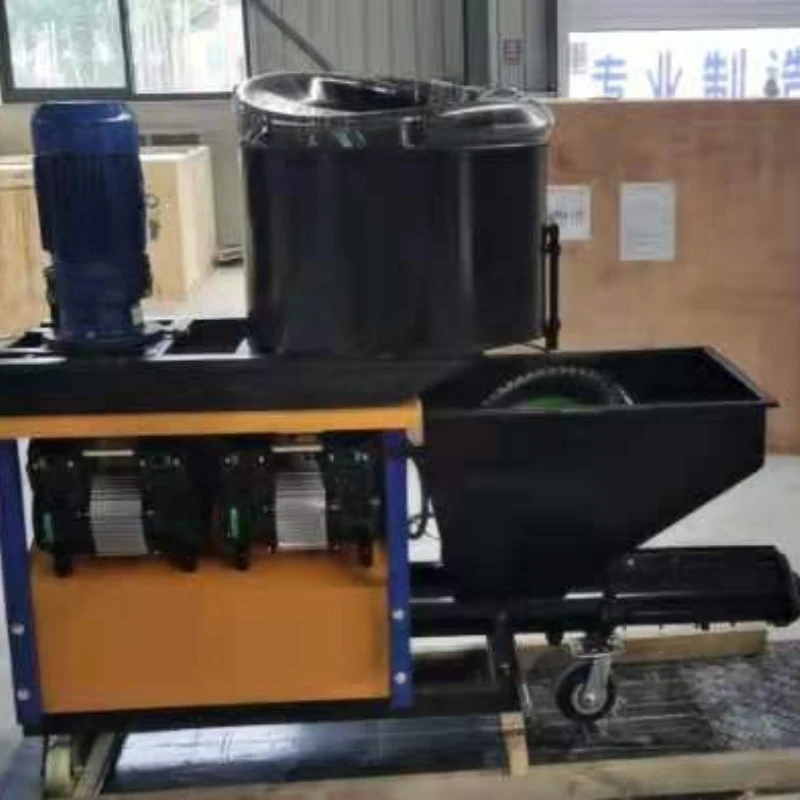Cement Mortar Spraying Machine Air Compressor Construction Plaster Spraying Machine Cement Mortar Sprayer Paint Machine for USA