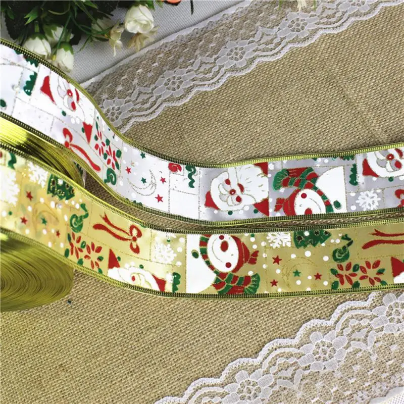 2 Yard Bling Star Printed Organza Ribbon For Birthday Christmas New Year Decoration Gift Handmade Crafts Materials 50mm