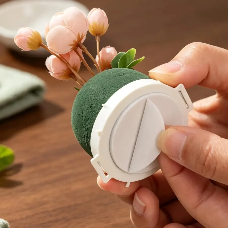 20-1pcs Floral Foam Balls Round Green with Base Wine Bottle Foam Holder Floral DIY Arrangement Kit for Wedding Party Table Decor - view 3