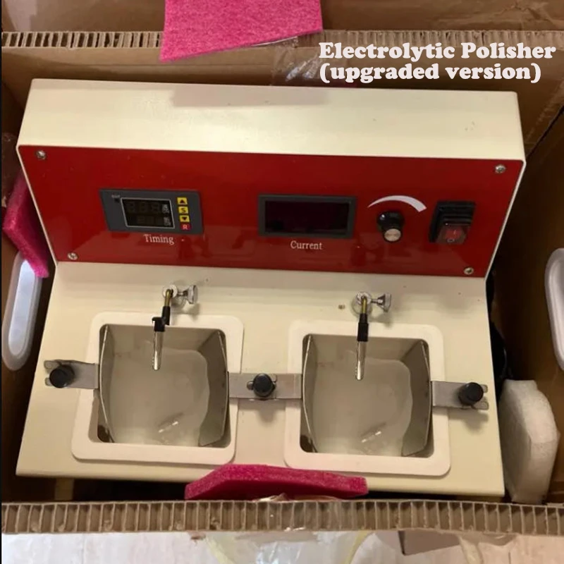 

Upgraded Version Dental Electrolytic Polishing Machine with Two Groove Dental Lab Equipment