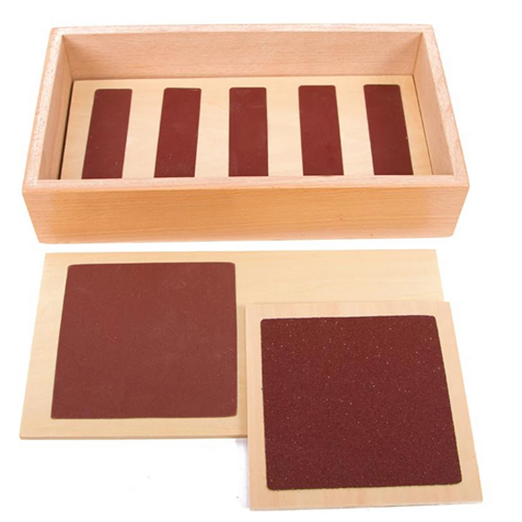 Beech Montessori Wooden Toys Sensory Boards Set Kids Hand Eye Coordination Game for Home School Use