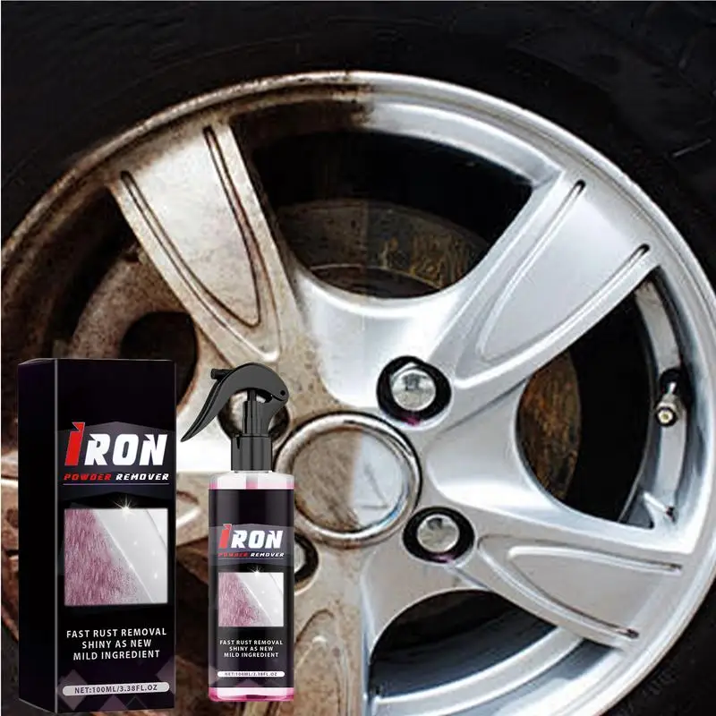 

Car Rust Remover Multifunctional Vehicle Metal Wheel And Tire Cleaner Effective Maintenance Care Convenient Quick Acting Spray