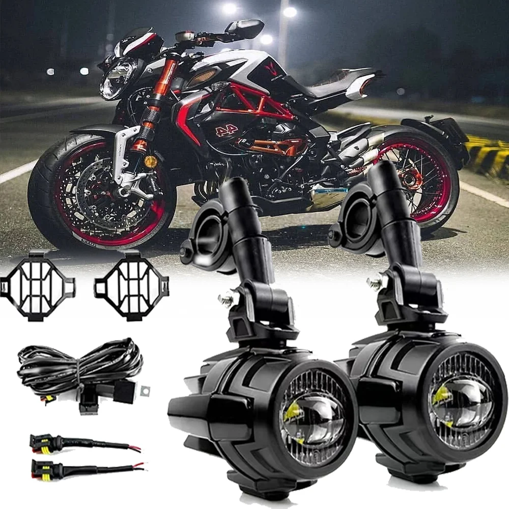 

Motorcycles Fog Lamp E9 Long Range Lighthouse for BMW R1200GS R1250GS F700GS F650 K1600 Spotlight Headlamp Auxiliary Lights