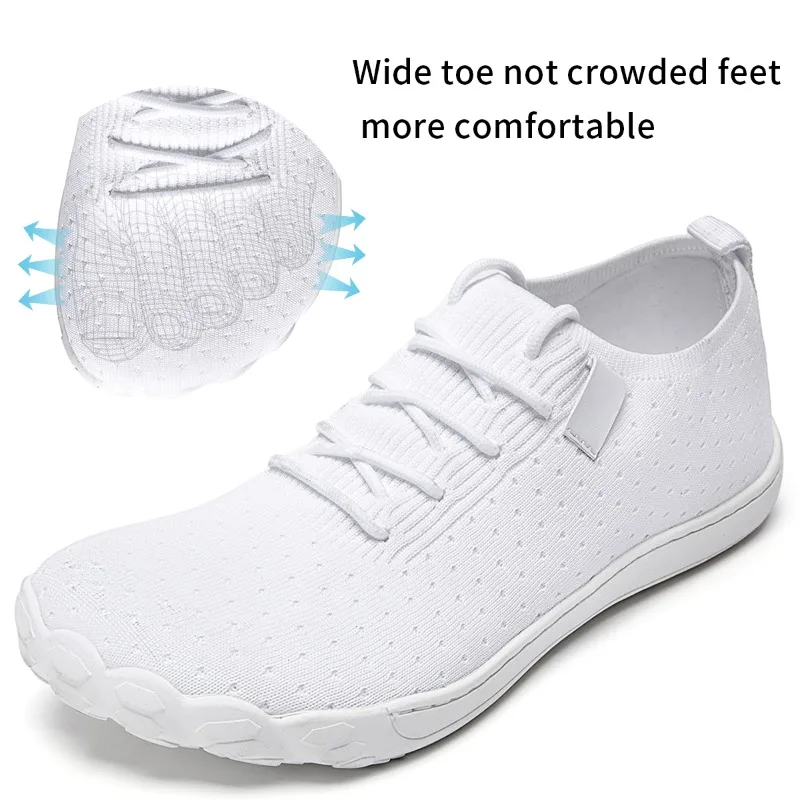 

New Men's Wide Fit Casual Shoes Extra Wide Toe Box Breathable Walking Sneakers Comfortable Walking Footwear for Wide Feet