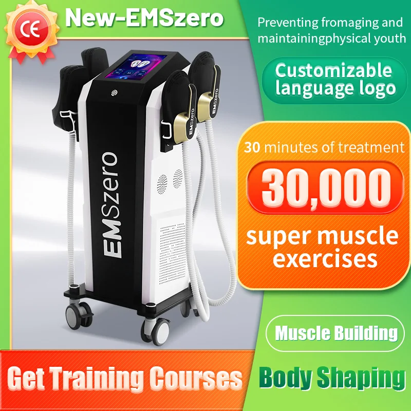 

EMSZERO 6500W Sculpting Machine Professional 2025 EMS Body Sculpt Machine RF Muscle Stimulator Body Shaping Equipment