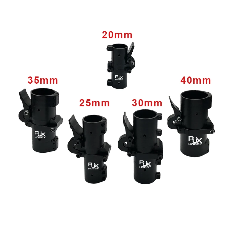 Bloqueo de junta plegable de tubo de fibra de carbono 20 25 30 35 40mm mecanismo de bloqueo de brazo plegable Horizontal para DJI FPV Drone marco RC parte RJX