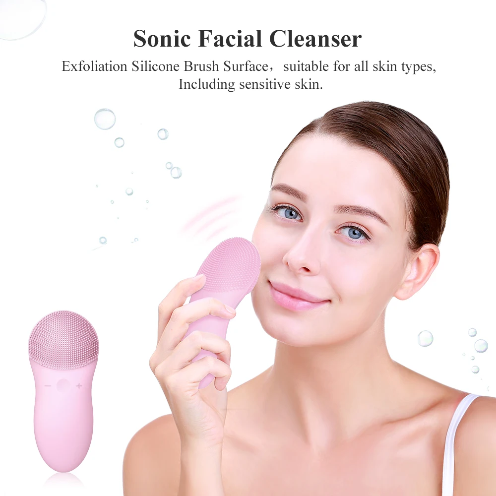 

Face Scrubber, TOUCHBeaut CLIE Facial Cleansing Brush, Waterproof and Rechargeable Face Scrub Brush for Men & Women, Cleansing,