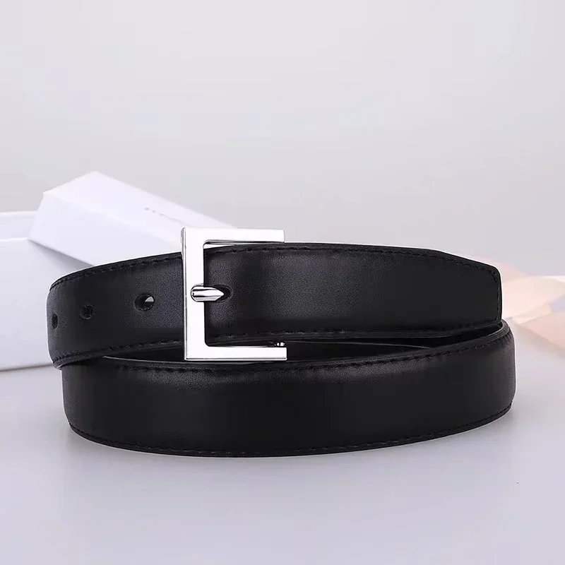 2025 New 2.8cm Classic Women\'s Leather Belt‘s High Quality Genuine Leather Belt for Women Luxury Designer Belt, Jeans with Gifts