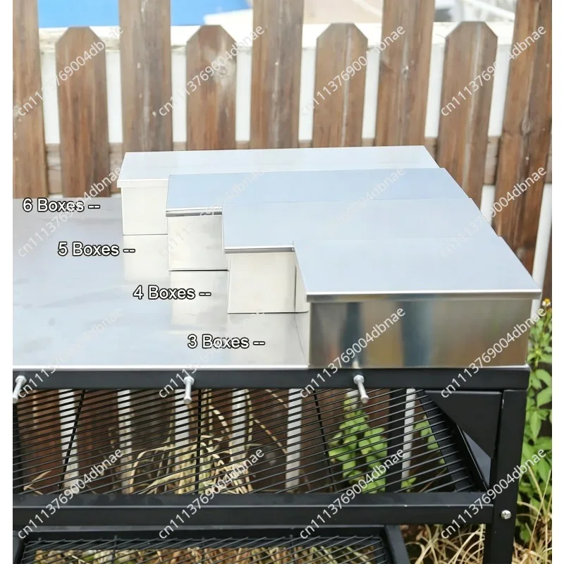 304 Stainless Steel Kitchen Table-top Pizza Topping Station Ingredient Containers Food Storage Salad Display Bain-Marie