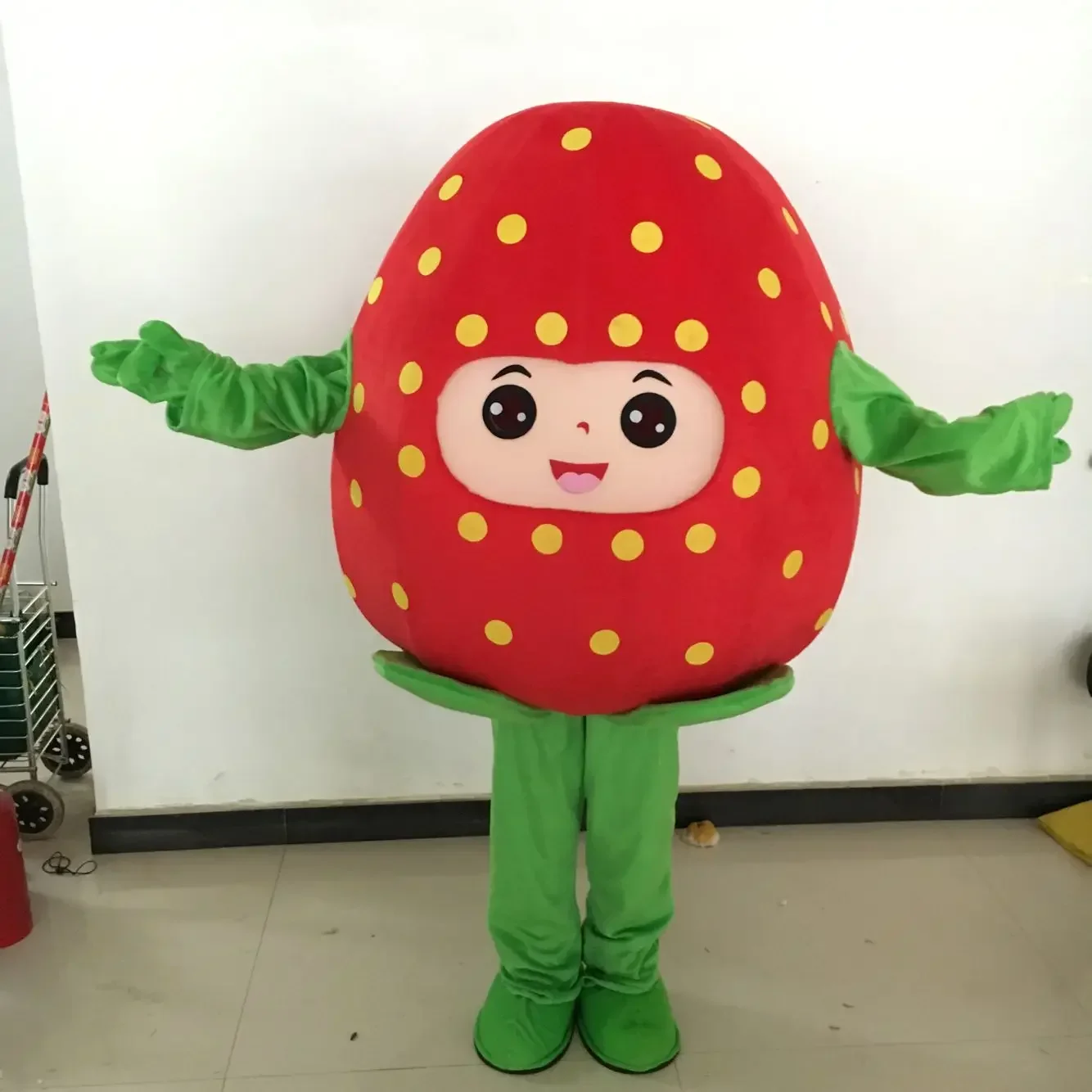 Cosplay buah Apple Pitaya nanas kostum maskot karnaval karakter kartun kostum pesta iklan