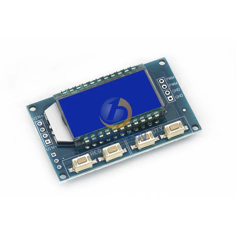 Signal Generator PWM Pulse Frequency Duty Cycle Adjustable Module LCD Display 1Hz-150Khz 3.3V-30V PWM Board Module