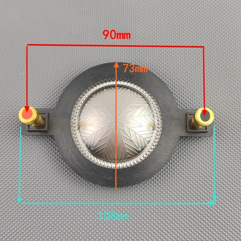 2PCS 44.4mm Titanium Tweeter Diaphragm - Voice Coil Membrane for Horn Driver, Enhances Audio Performance, Speaker Repair Parts