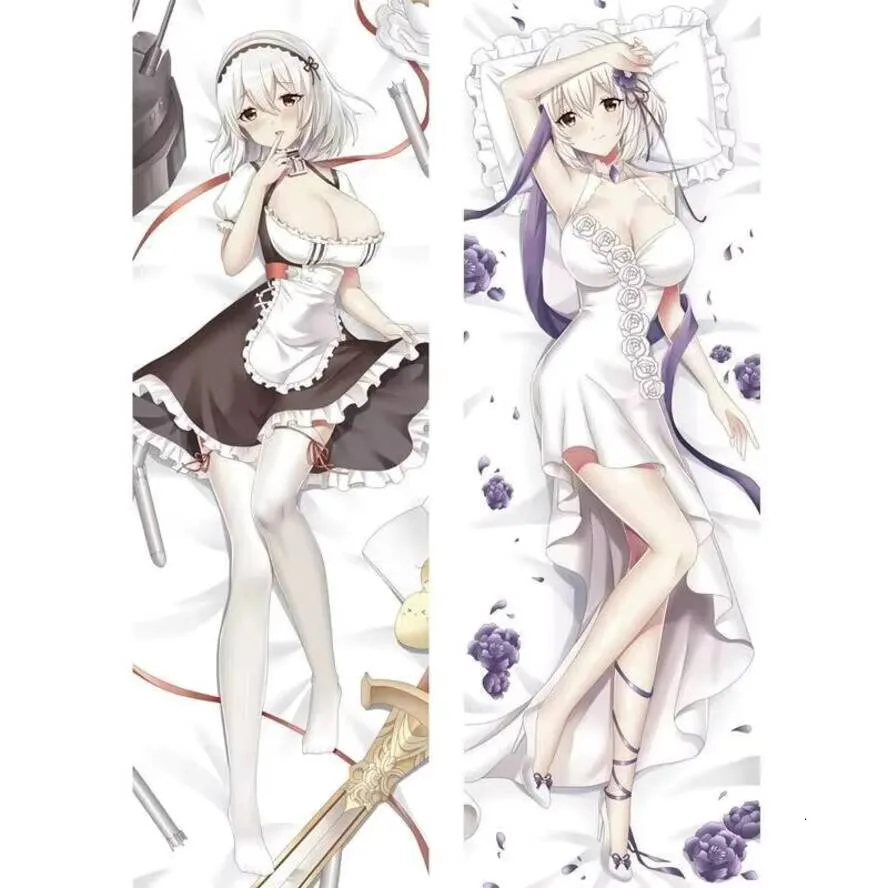 

HMS Lane Anime Azur Sirius Body Pillow Case Cover Wedding Dress Dakimakura Hing Otaku Waifu Bedding Decor