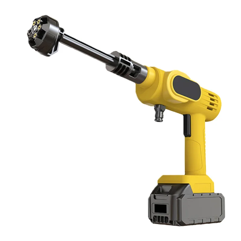 

electric car wash machine household wireless car wash gun watering lithium battery wireless high pressure car wash artifact