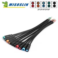 2/3/4/5/6Pin Male Female Cable Ebike Display Cable Connector Wire For Electric Scooter Sensor Electric Bicycle Butt Joint Plug