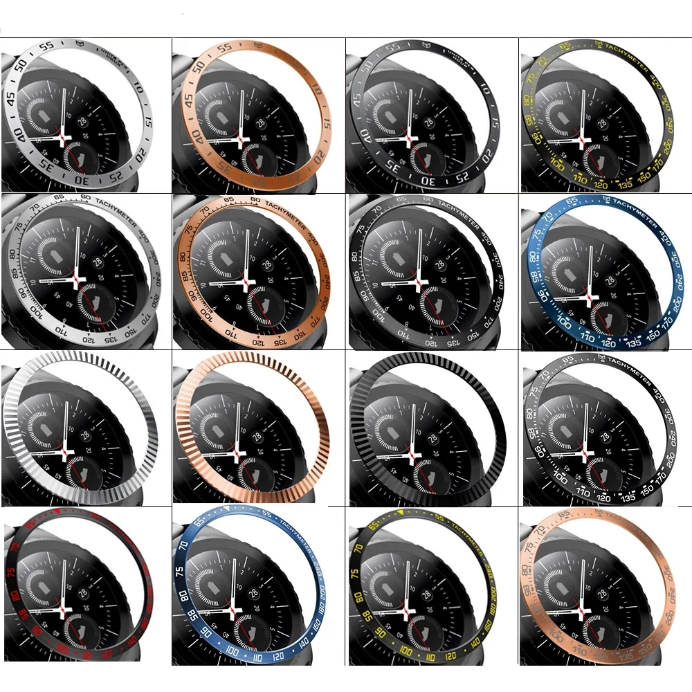 Metal Bezel Ring Cover For Samsung Gear S2 Classic Styling Protection Ring for Samsung Gear S2 R720 Galaxy Watch 42mm