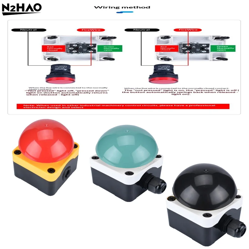 1PCS Plastic IP67 Waterproof Pedal Switch - Self Reset & Locked, NO/NC, /, As Emergency Stop Button For Contactor
